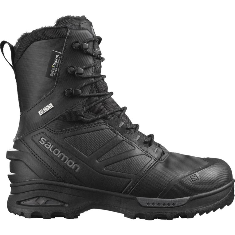 Black Salomon Toundra Pro CSWP Men\'s Winter Boots | PH 02746S